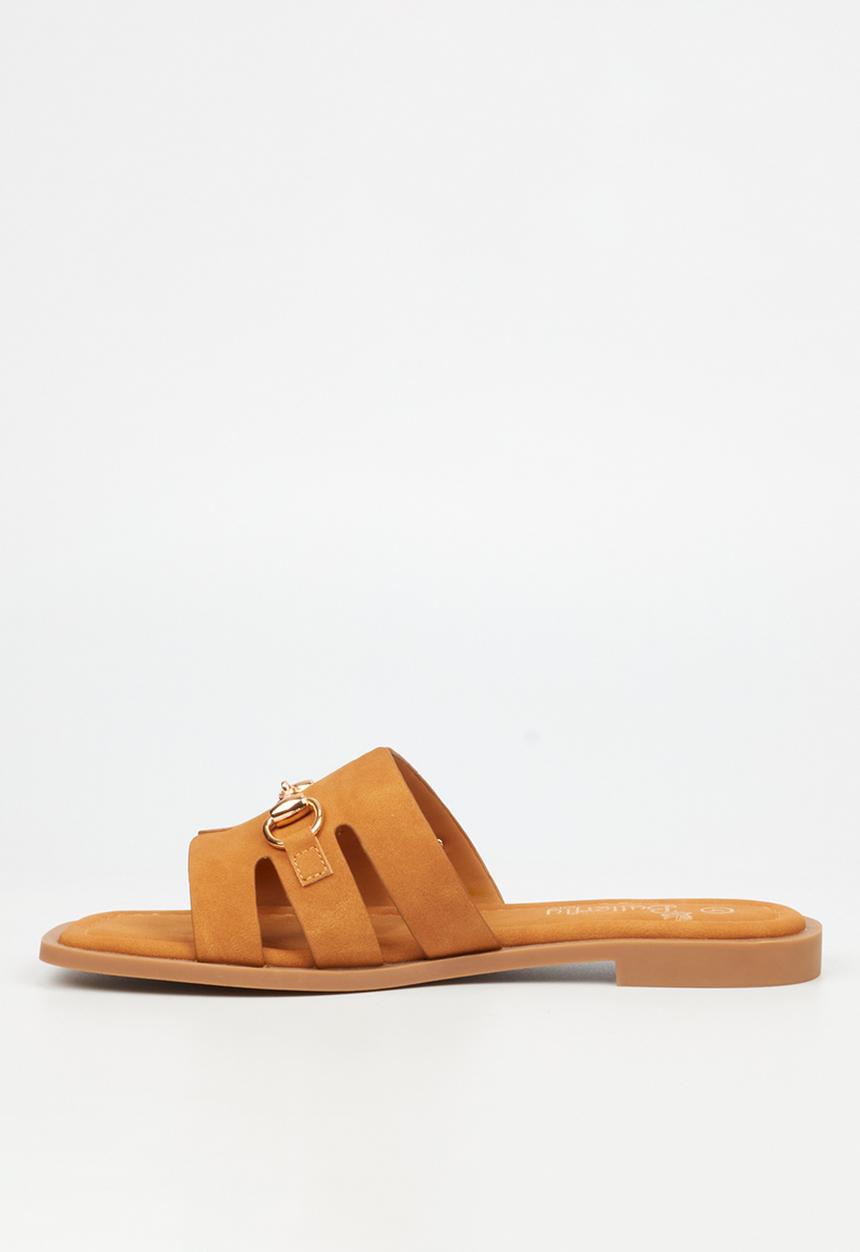 Butterfly Feet - Bianca 1 slide - chocolate
