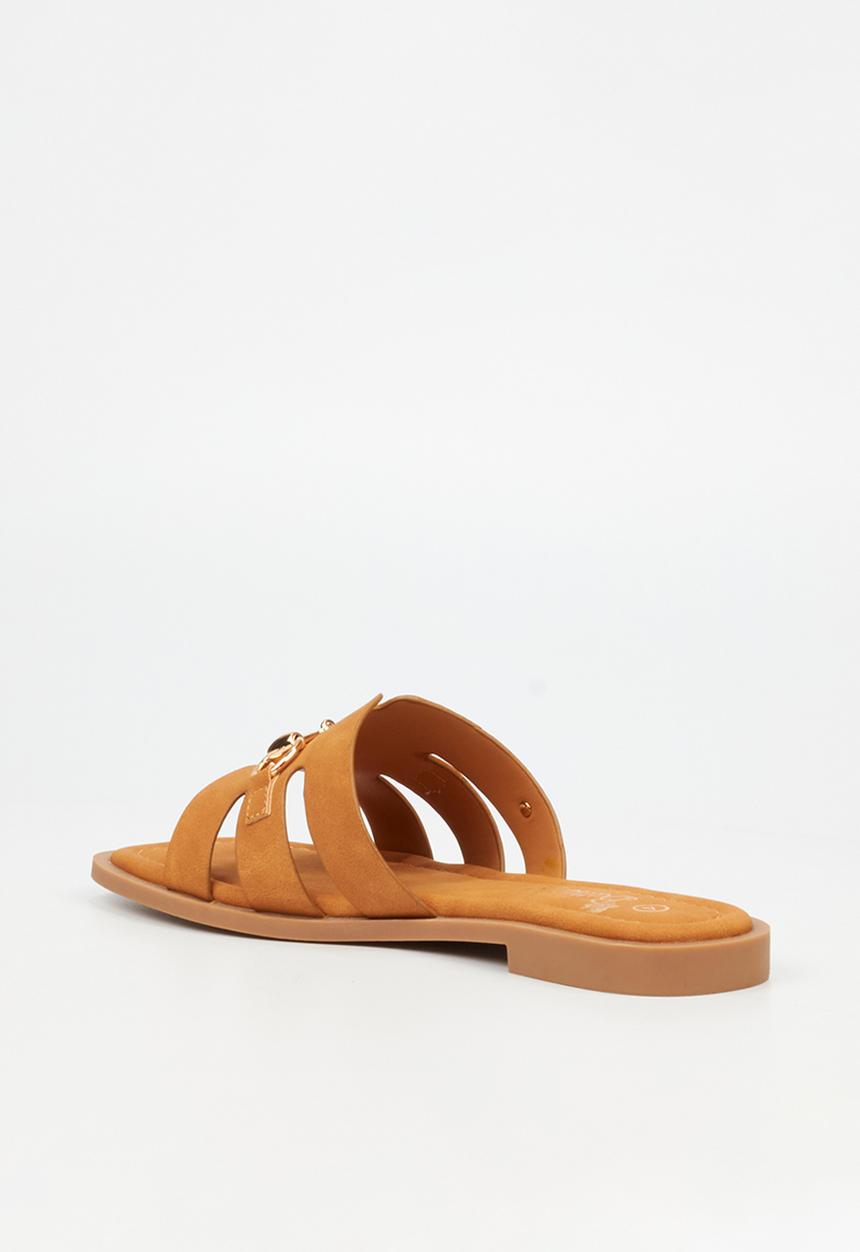 Butterfly Feet - Bianca 1 slide - chocolate