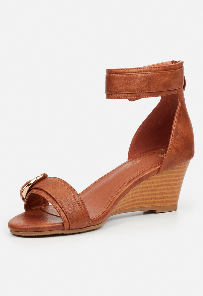Butterfly Feet - Shani 16 wedge heel - tan