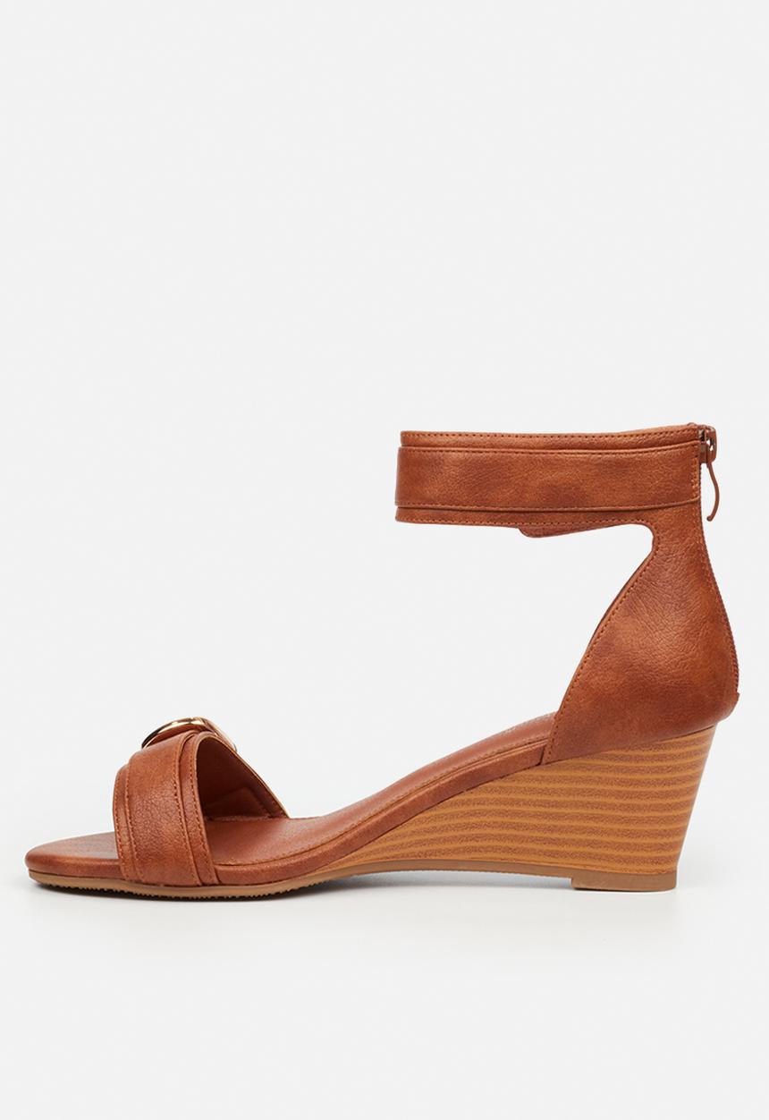 Butterfly Feet - Shani 16 wedge heel - tan
