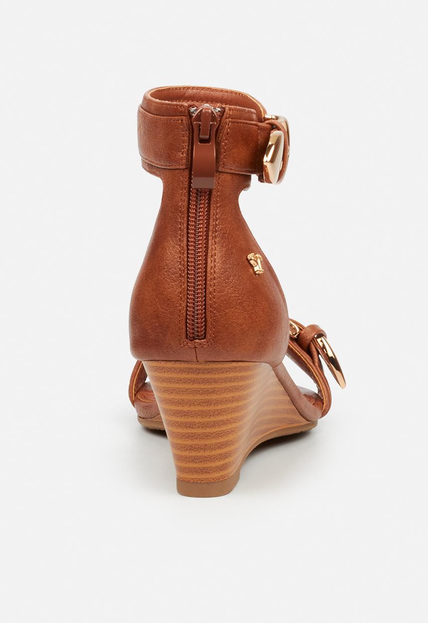 Butterfly Feet - Shani 16 wedge heel - tan