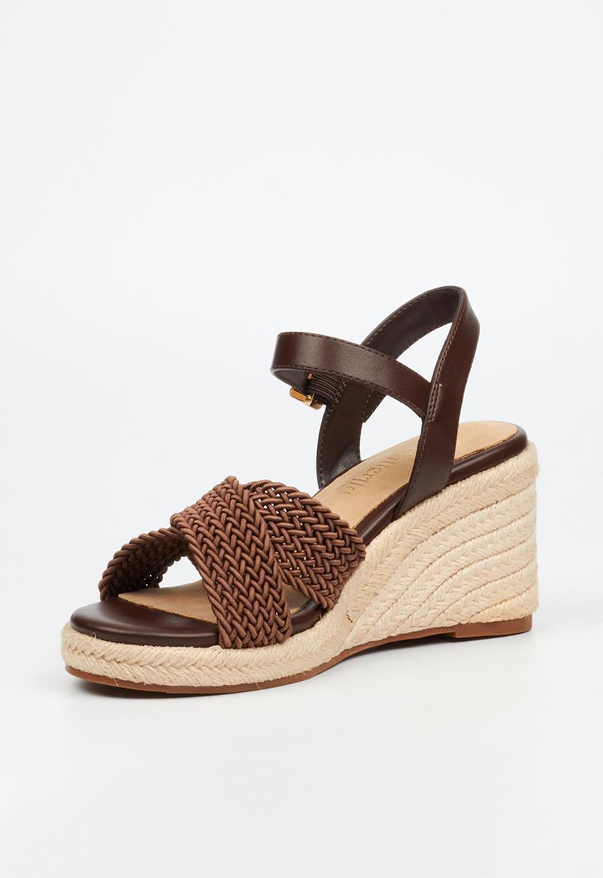 Butterfly Feet - Escada 2 espadrille wedge heel - chocolate