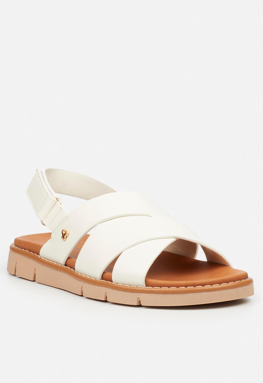 Butterfly Feet - Trace 2 slingback sandal - white