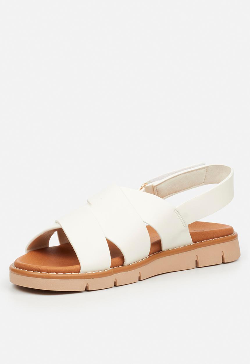 Butterfly Feet - Trace 2 slingback sandal - white
