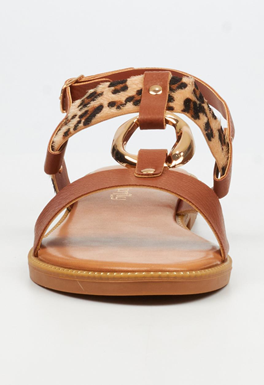 Butterfly Feet - Frost 18 slingback sandal - leopard