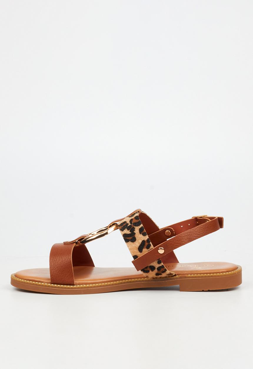Butterfly Feet - Frost 18 slingback sandal - leopard