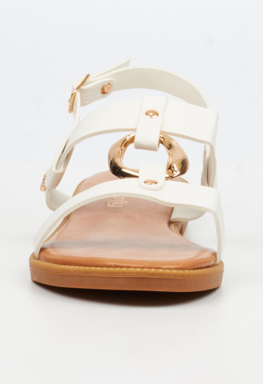 Butterfly Feet - Frost 18 slingback sandal - white