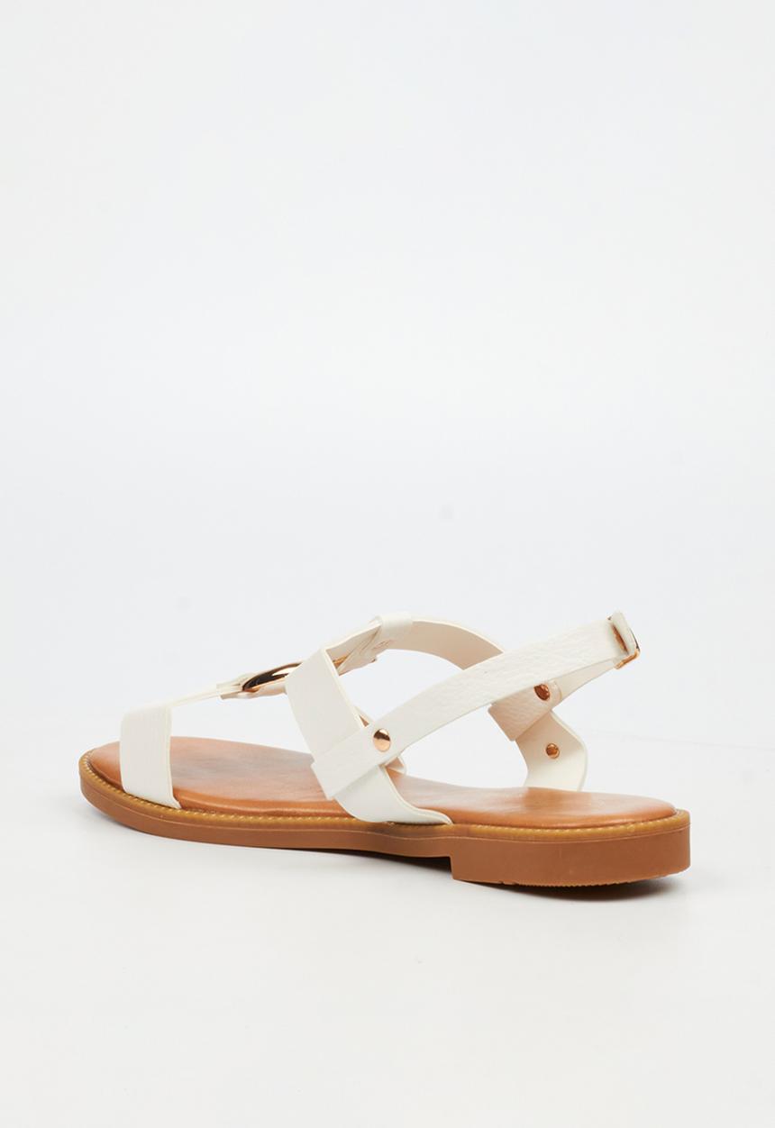 Butterfly Feet - Frost 18 slingback sandal - white