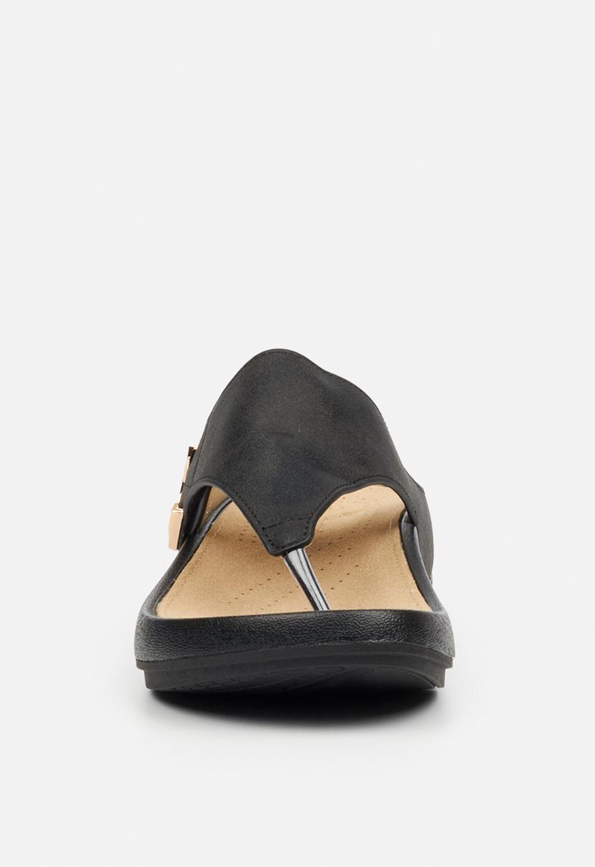 Butterfly Feet - Wander 1 t-bar sandal - black