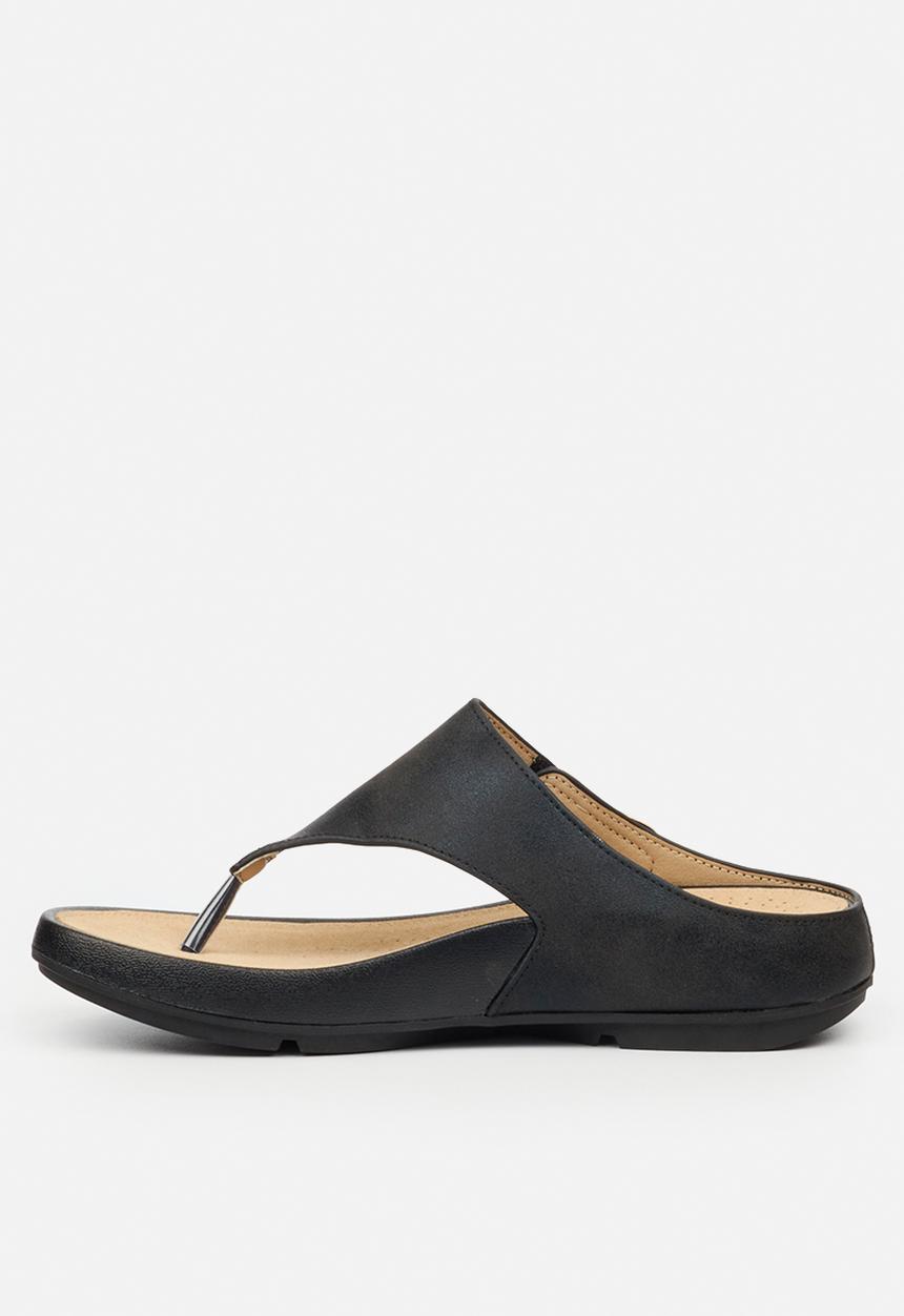 Butterfly Feet - Wander 1 t-bar sandal - black