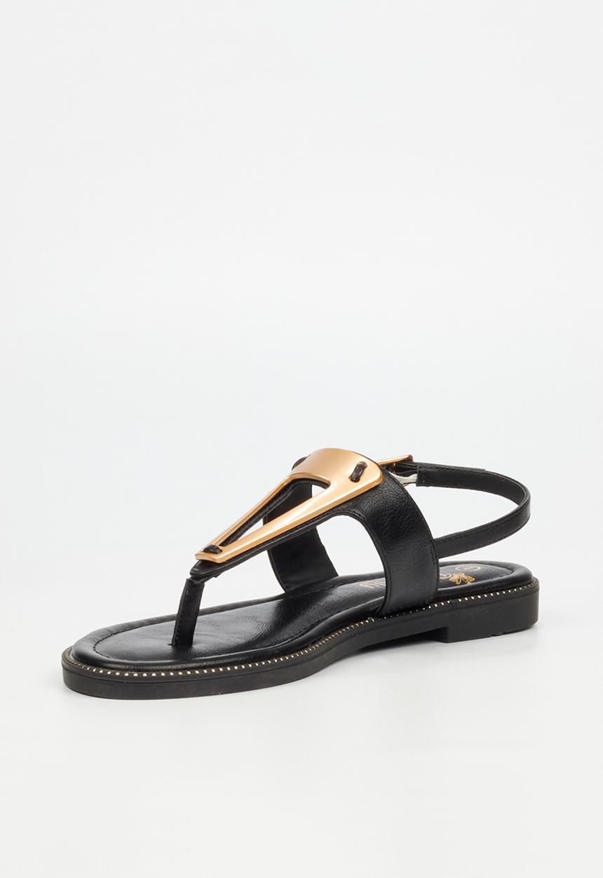 Butterfly Feet - Frost 19 t-bar sandal - black