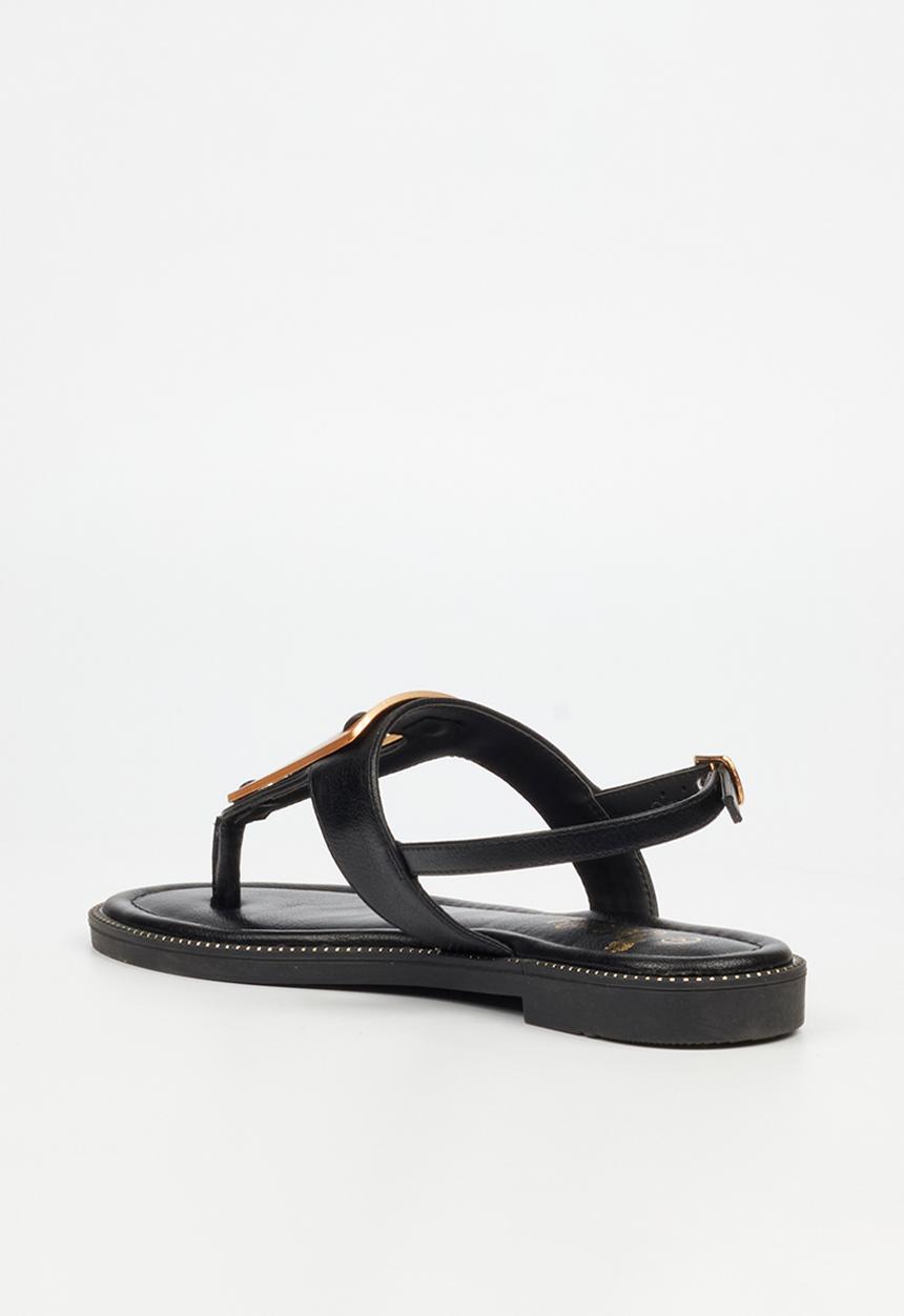 Butterfly Feet - Frost 19 t-bar sandal - black