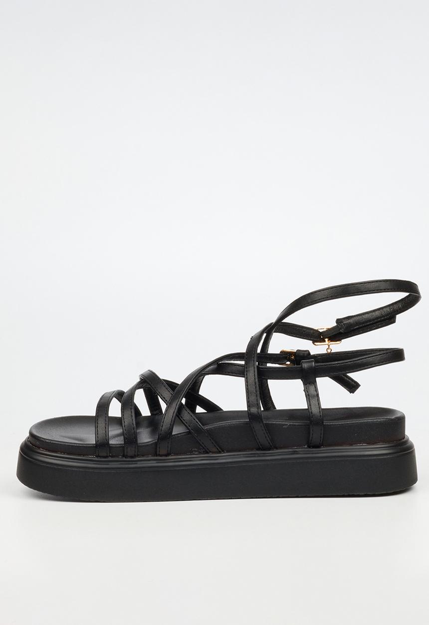 Rock & Co - Absolut 7 multi-strap chunky sandal - black