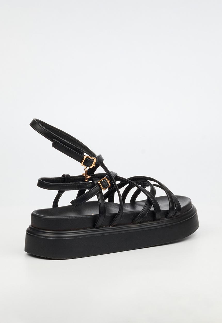 Rock & Co - Absolut 7 multi-strap chunky sandal - black