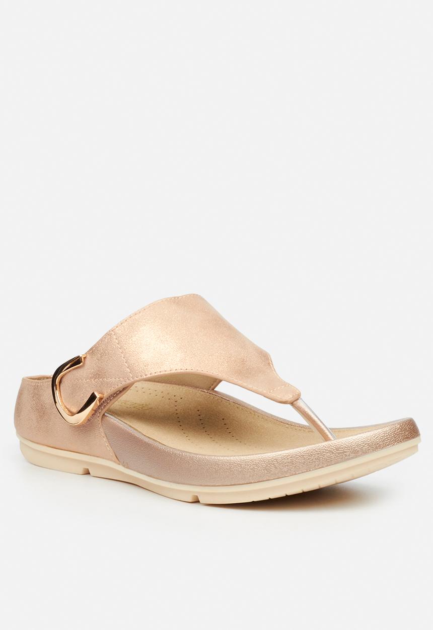 Butterfly Feet - Wander 1 t-bar sandal - rosegold