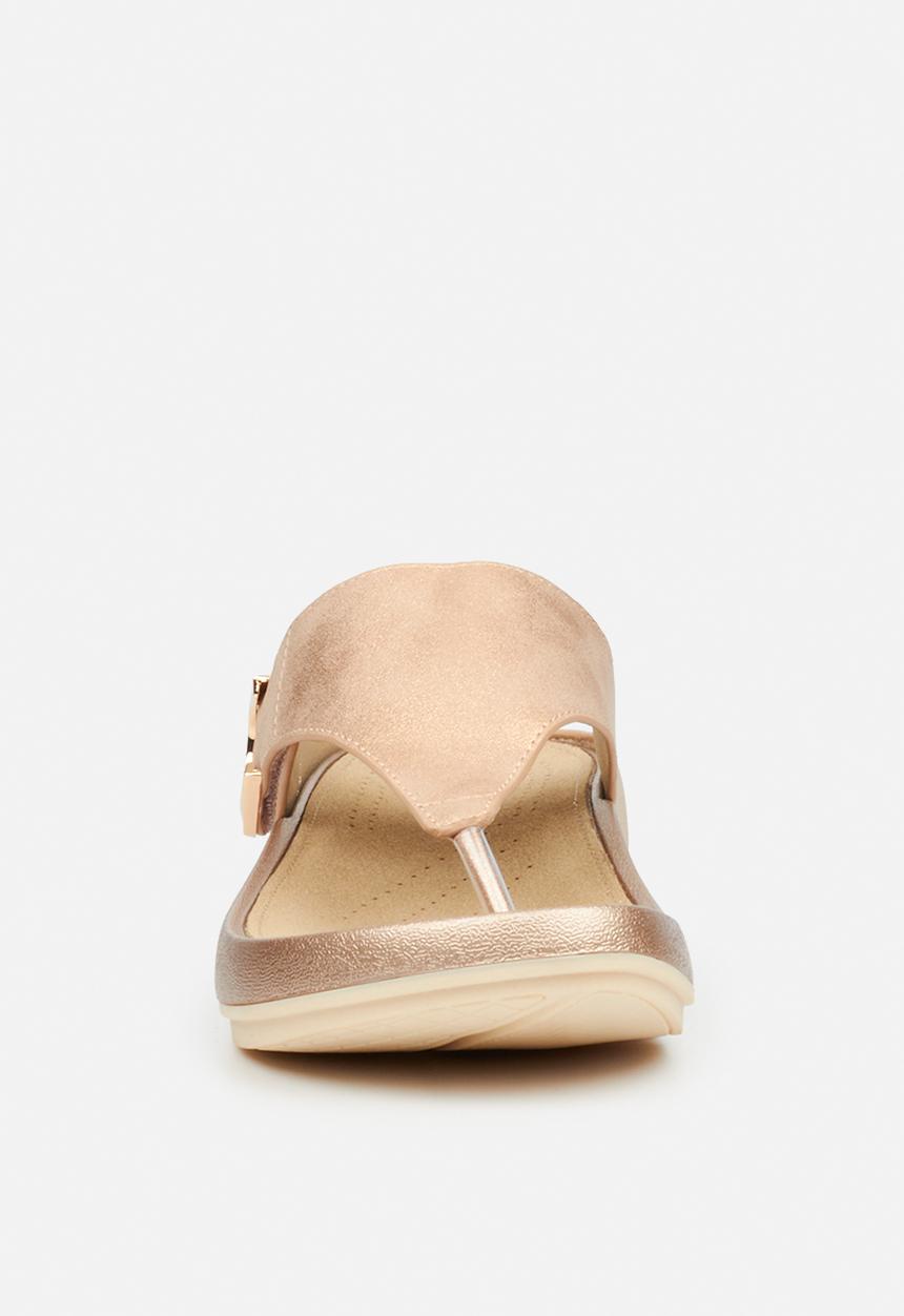 Butterfly Feet - Wander 1 t-bar sandal - rosegold