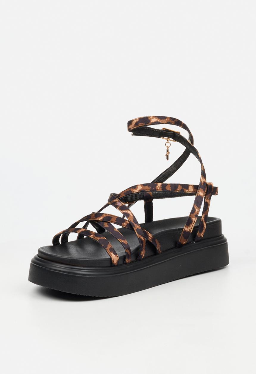 Rock & Co - Absolut 7 multi-strap chunky sandal - leopard
