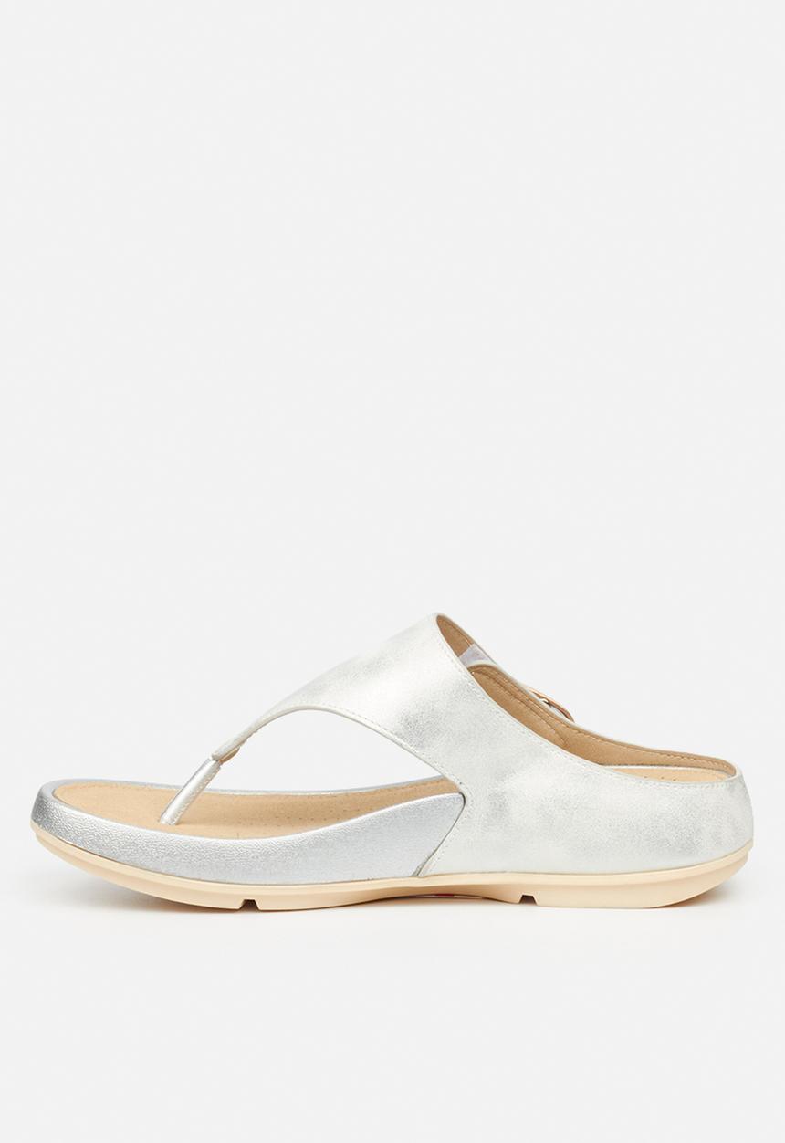 Butterfly Feet - Wander 1 t-bar sandal - silver