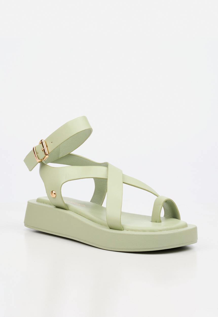 Viabeach - Coconut 39 cross-over thick sandal - green