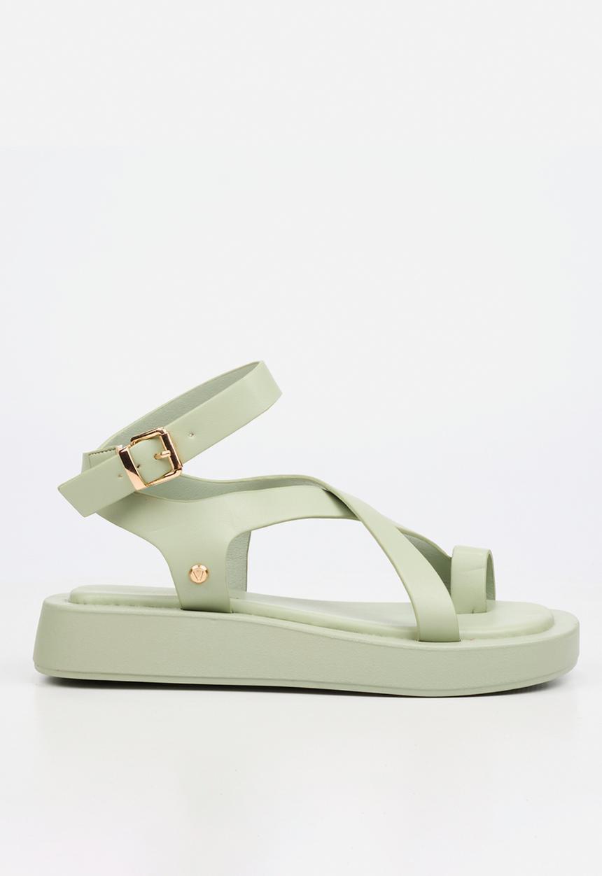 Viabeach - Coconut 39 cross-over thick sandal - green