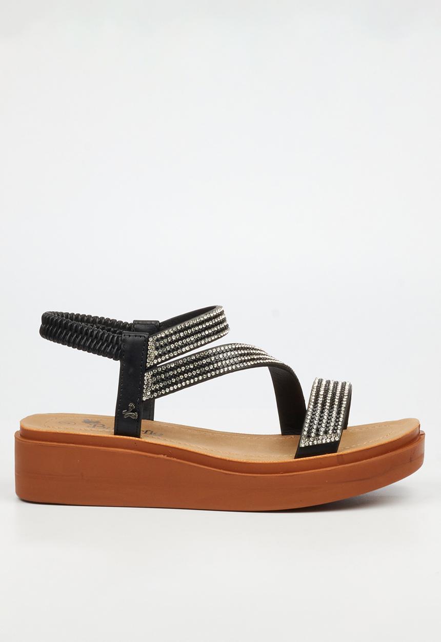 Butterfly Feet - Holt 1 ankle strap sandal - black