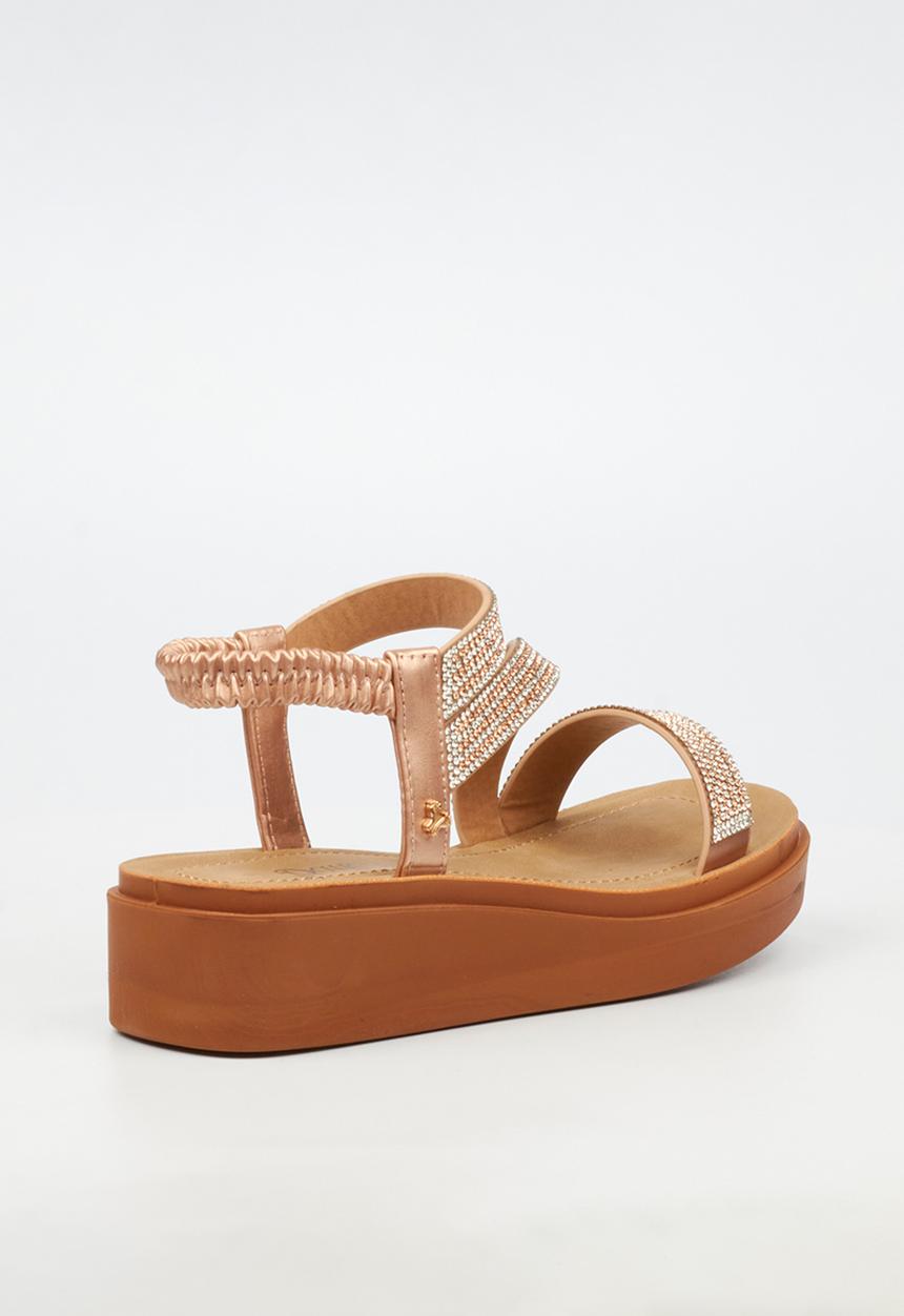 Butterfly Feet - Holt 1 ankle strap sandal - rosegold