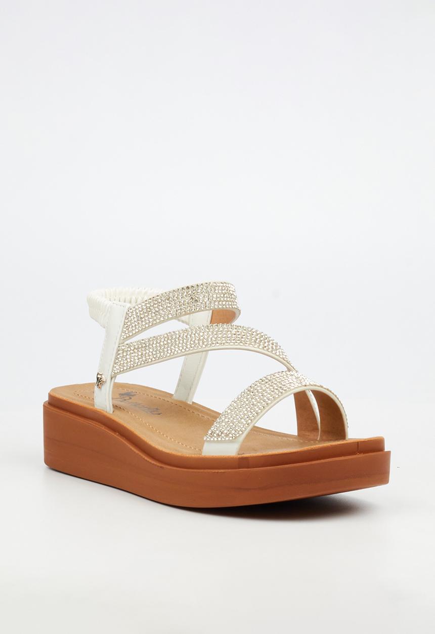 Butterfly Feet - Holt 1 ankle strap sandal - white
