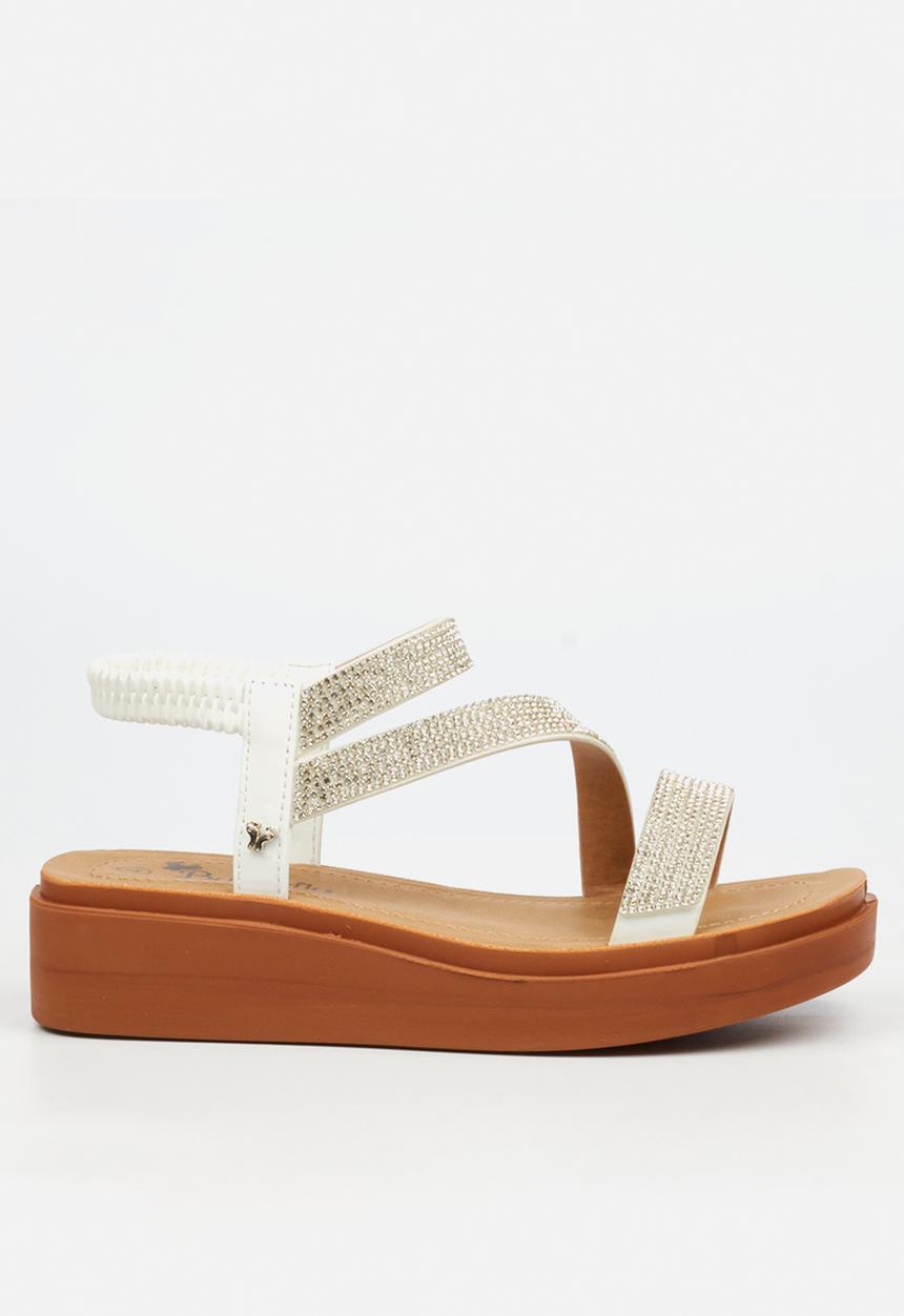 Butterfly Feet - Holt 1 ankle strap sandal - white
