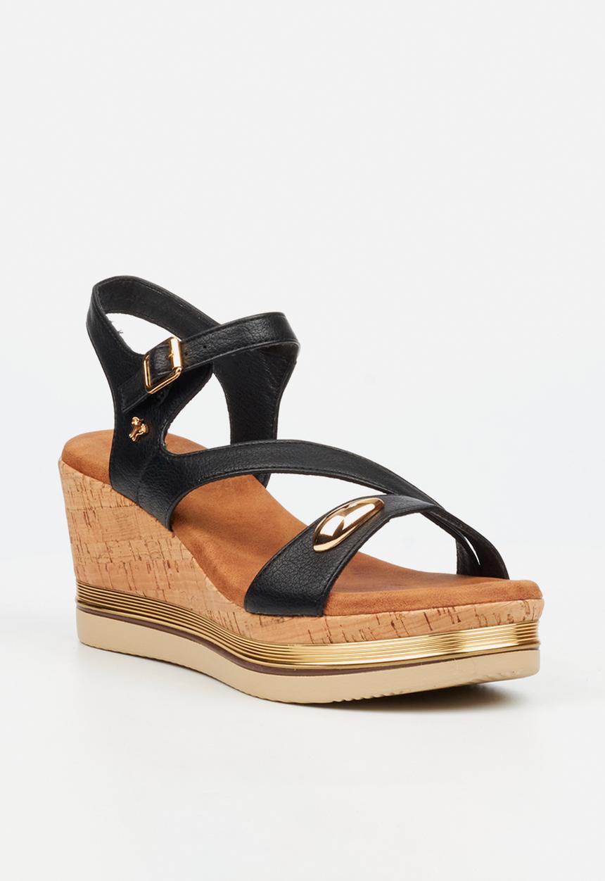 Butterfly Feet - Melinda 4 wedge heel - black