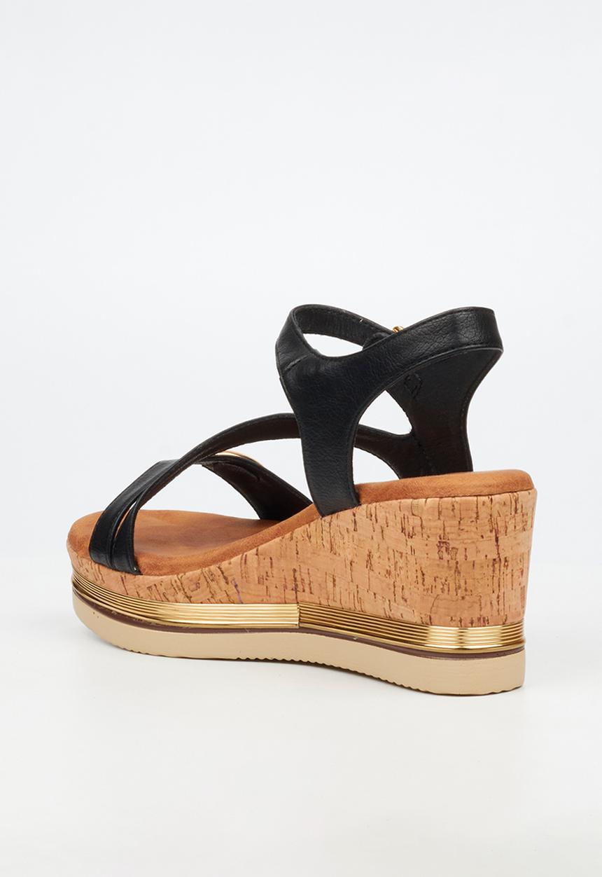 Butterfly Feet - Melinda 4 wedge heel - black