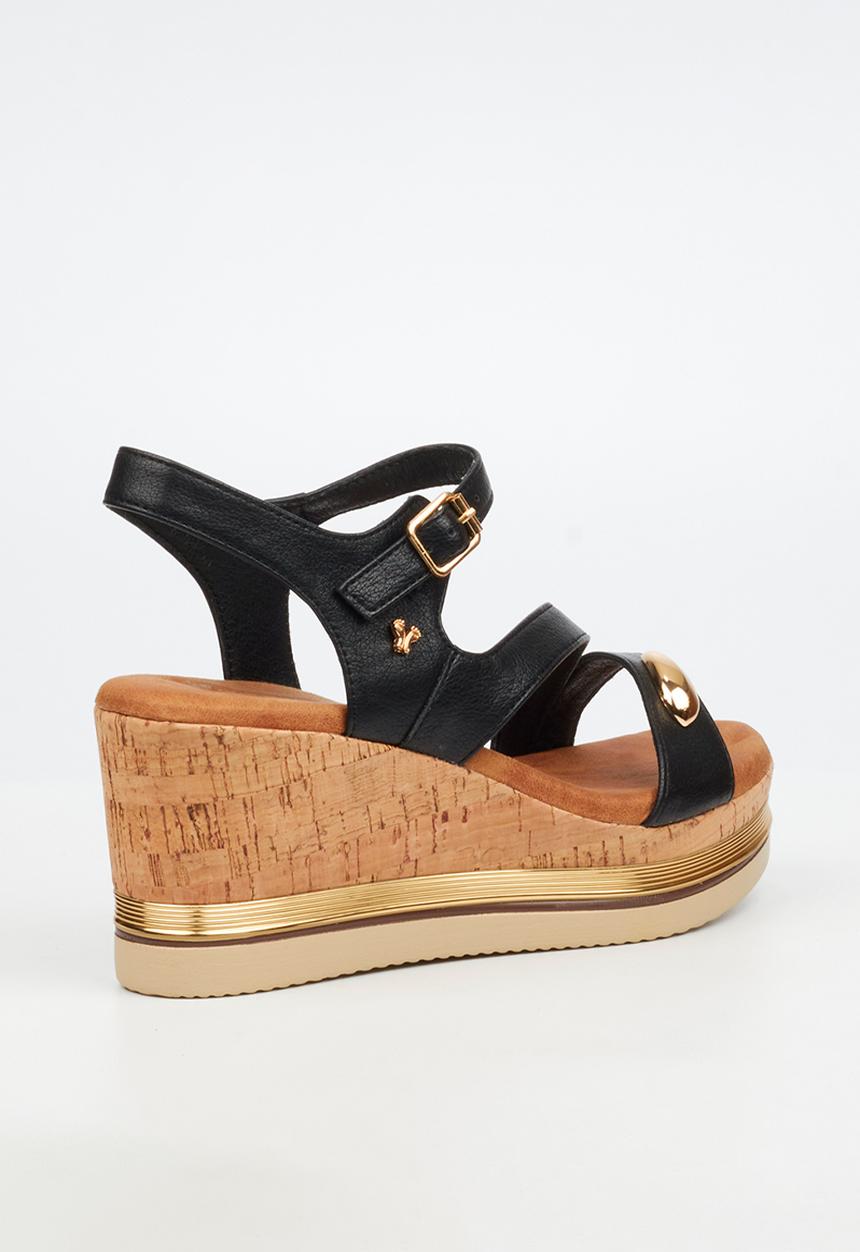 Butterfly Feet - Melinda 4 wedge heel - black