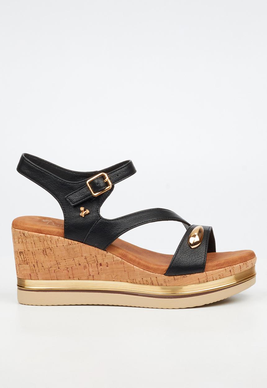 Butterfly Feet - Melinda 4 wedge heel - black