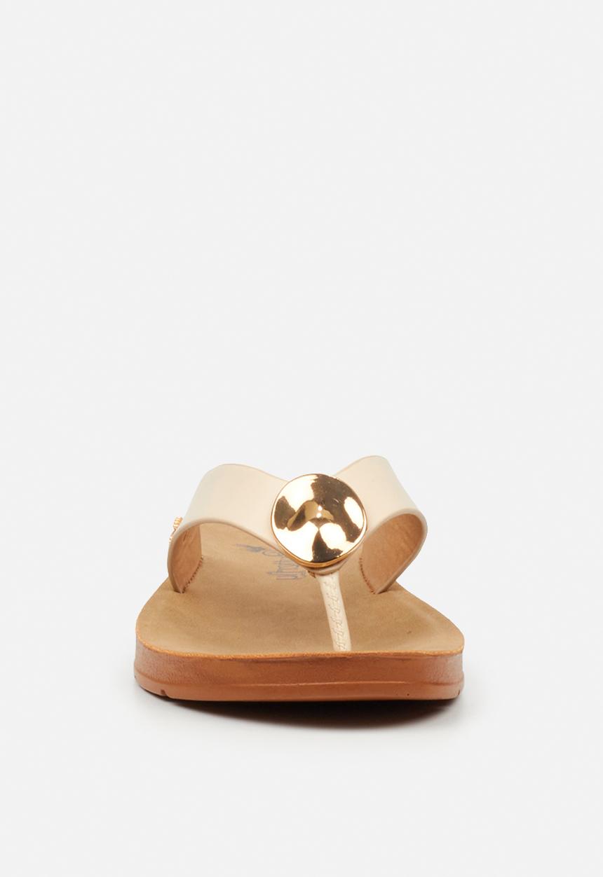 Butterfly Feet - Zina 25 thong sandal - beige