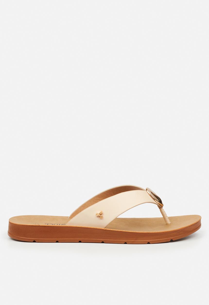 Butterfly Feet - Zina 25 thong sandal - beige