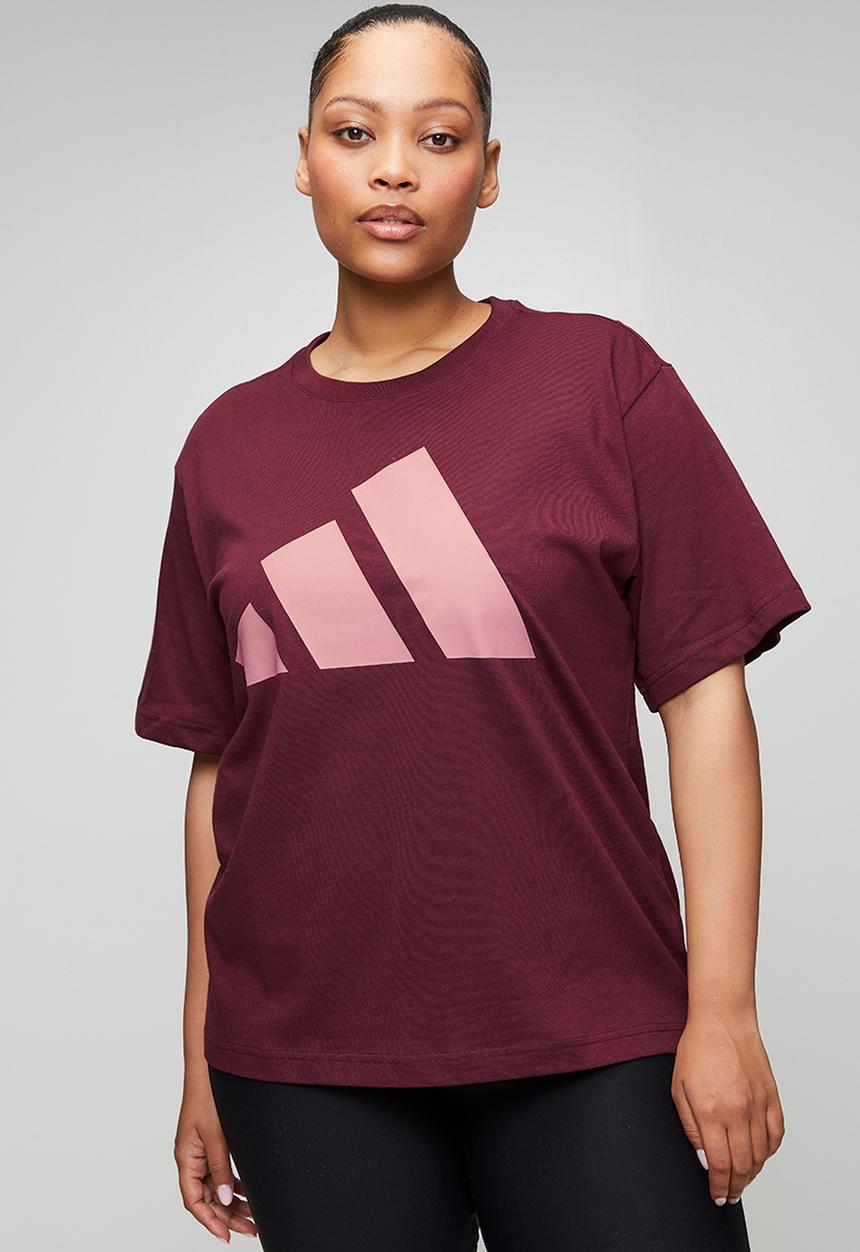 adidas Performance - Plus w bl sj t 2 s26 tee - maroon/magic mauve