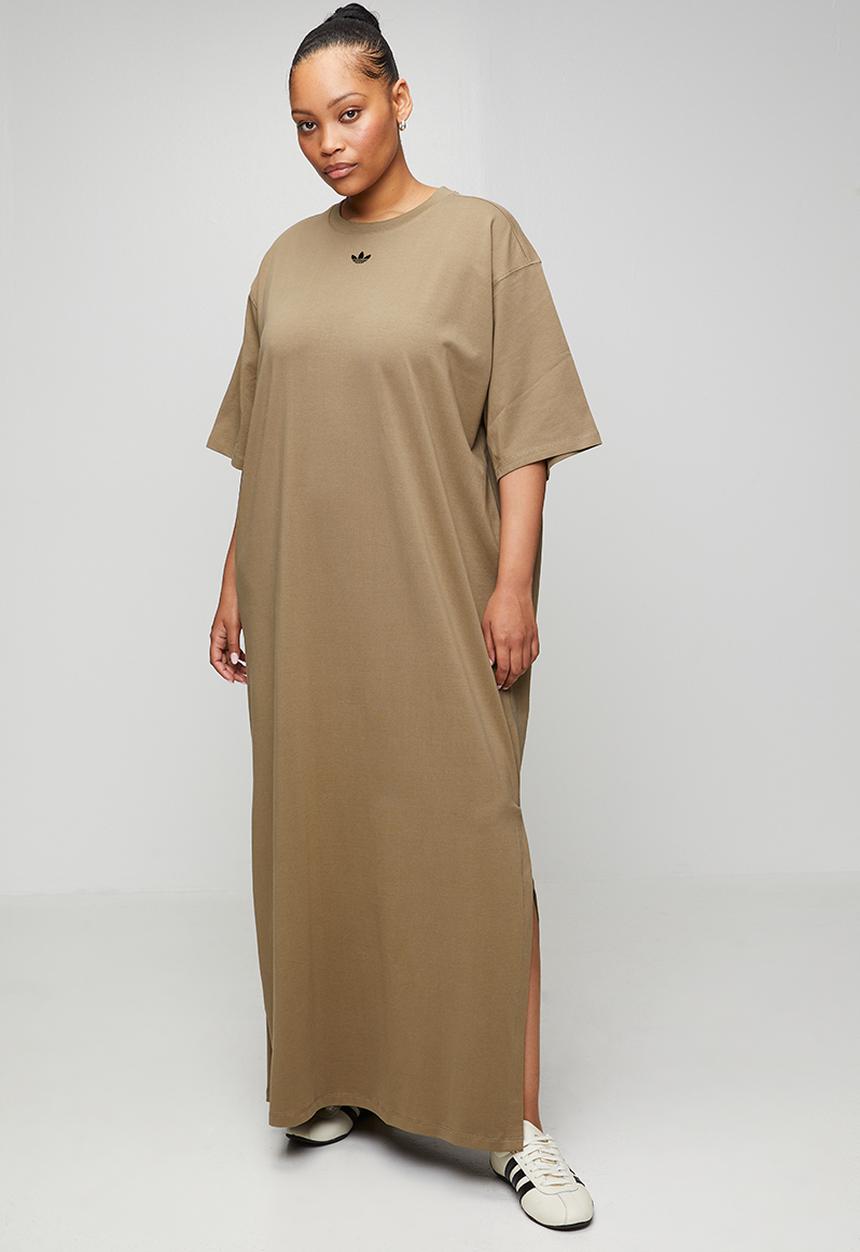 adidas Originals - Plus ess dress w s26 - khaki six/tonal