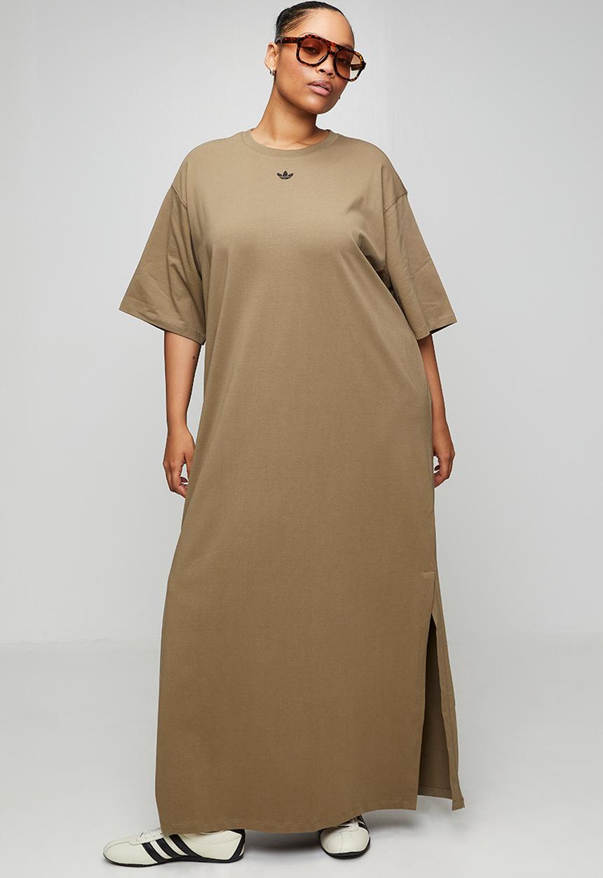 adidas Originals - Plus ess dress w s26 - khaki six/tonal