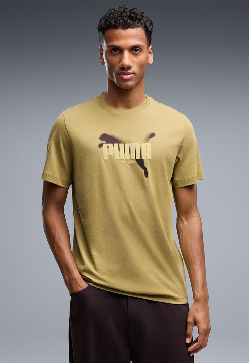 PUMA - GRAPHICS Puma Tee-Khaki