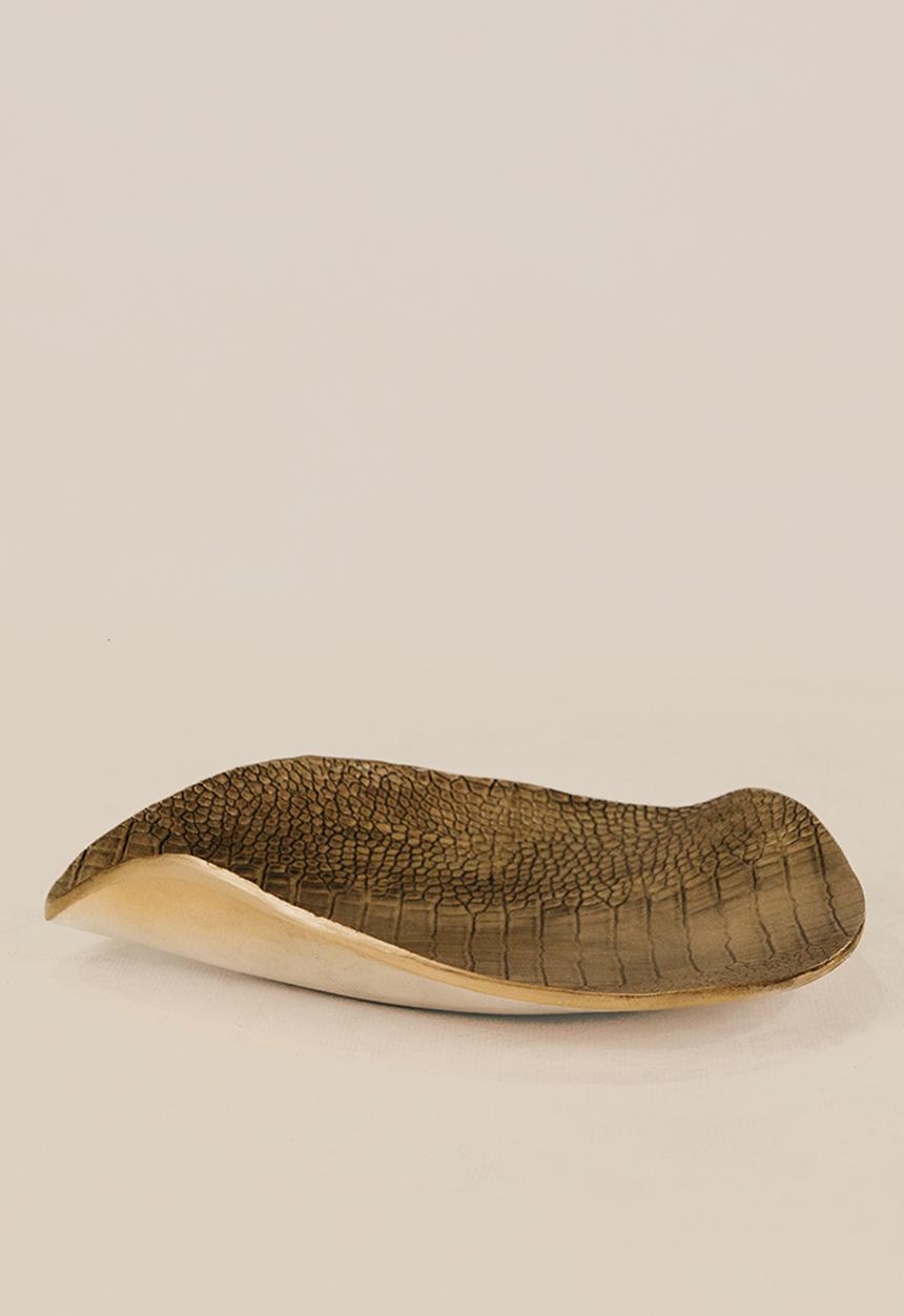 Noha - Iris Bowl - Antique Gold