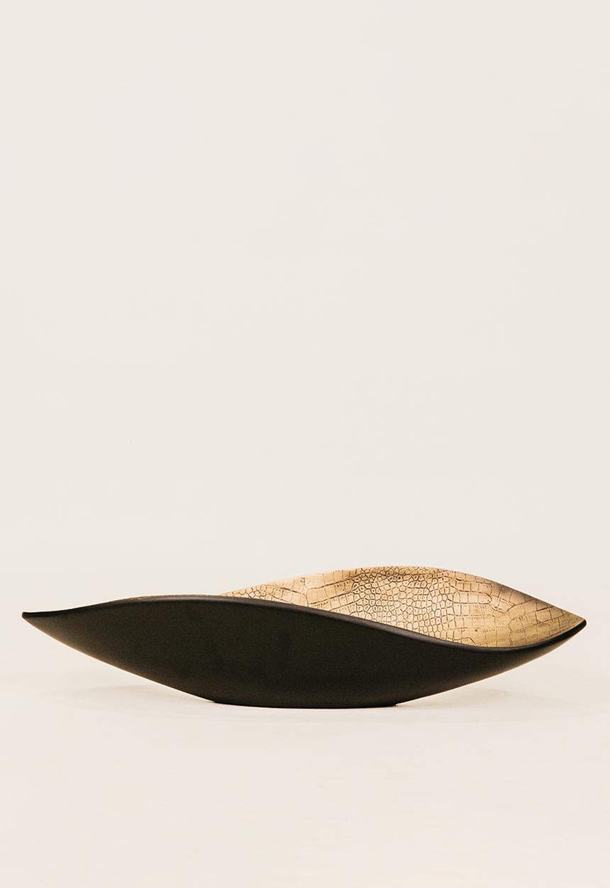 Noha - Iris Bowl - Antique Gold