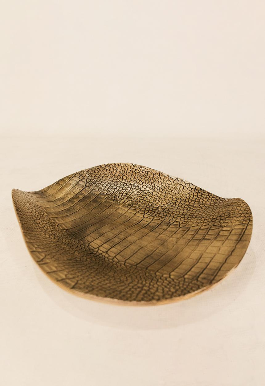 Noha - Iris Bowl - Antique Gold