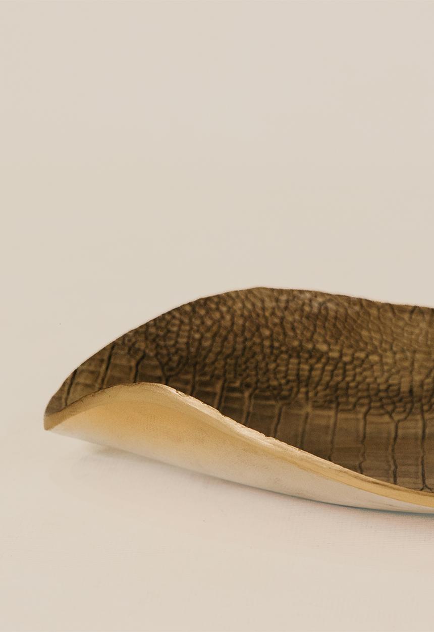 Noha - Iris Bowl - Antique Gold