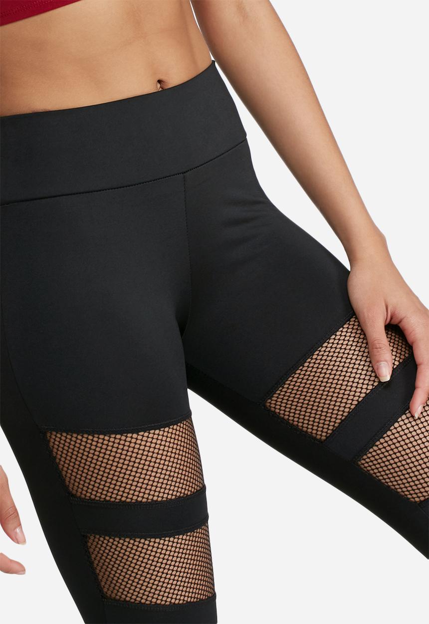 Missguided - Active fishnet panel leggings