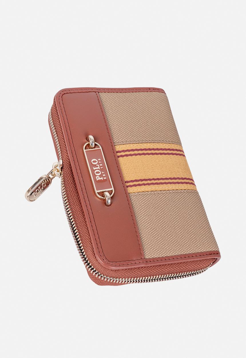 POLO - Riviera Zip Around Purse -Tan