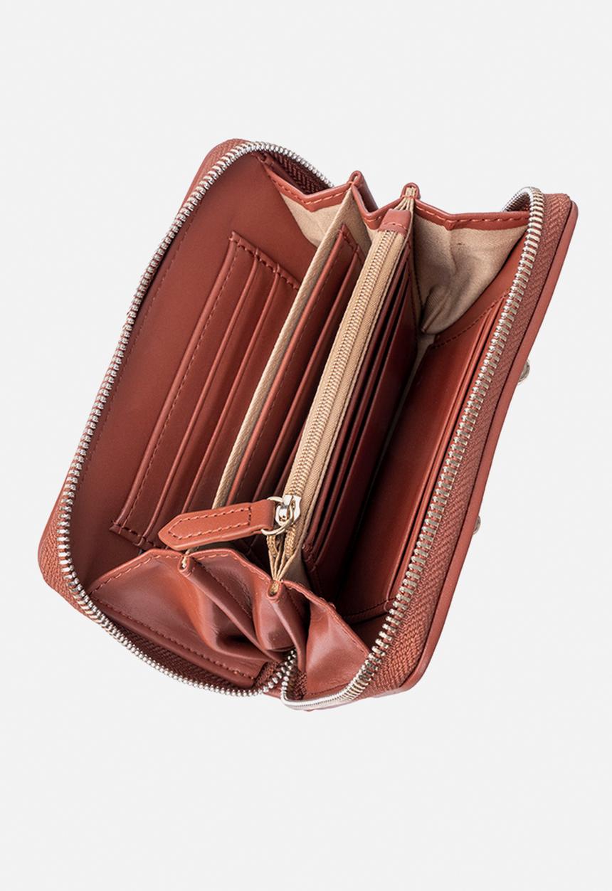 POLO - Riviera Zip Around Purse -Tan