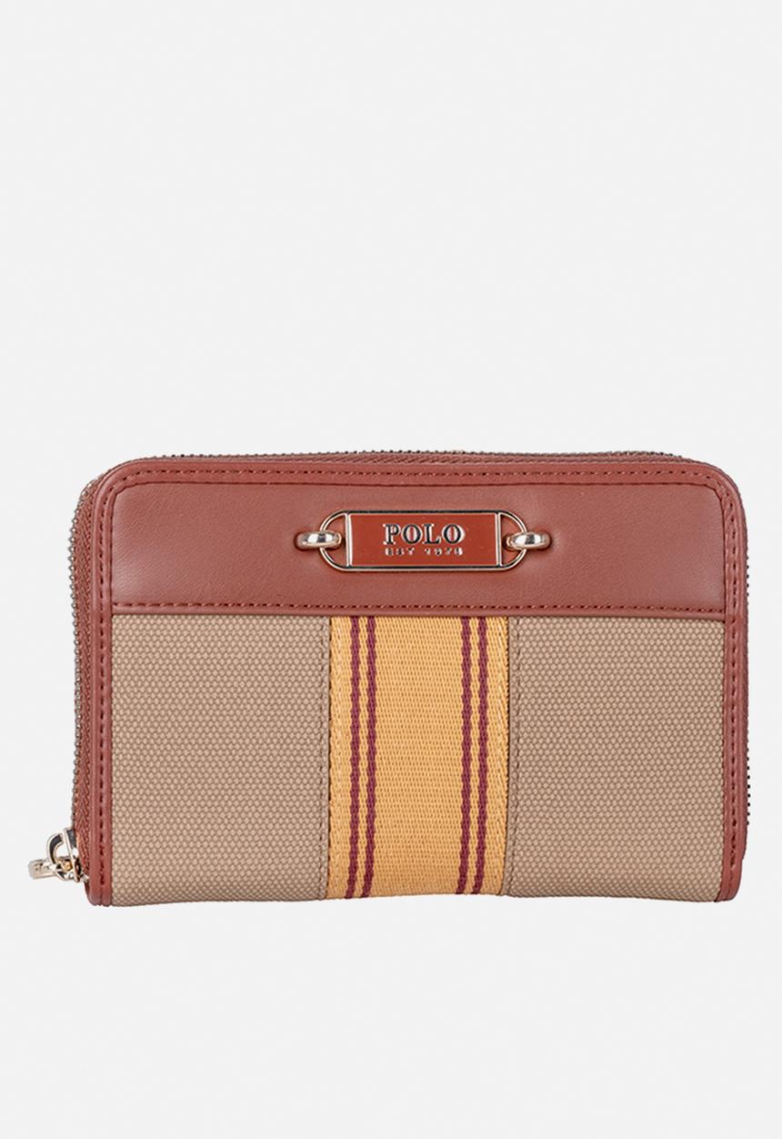 POLO - Riviera Zip Around Purse -Tan
