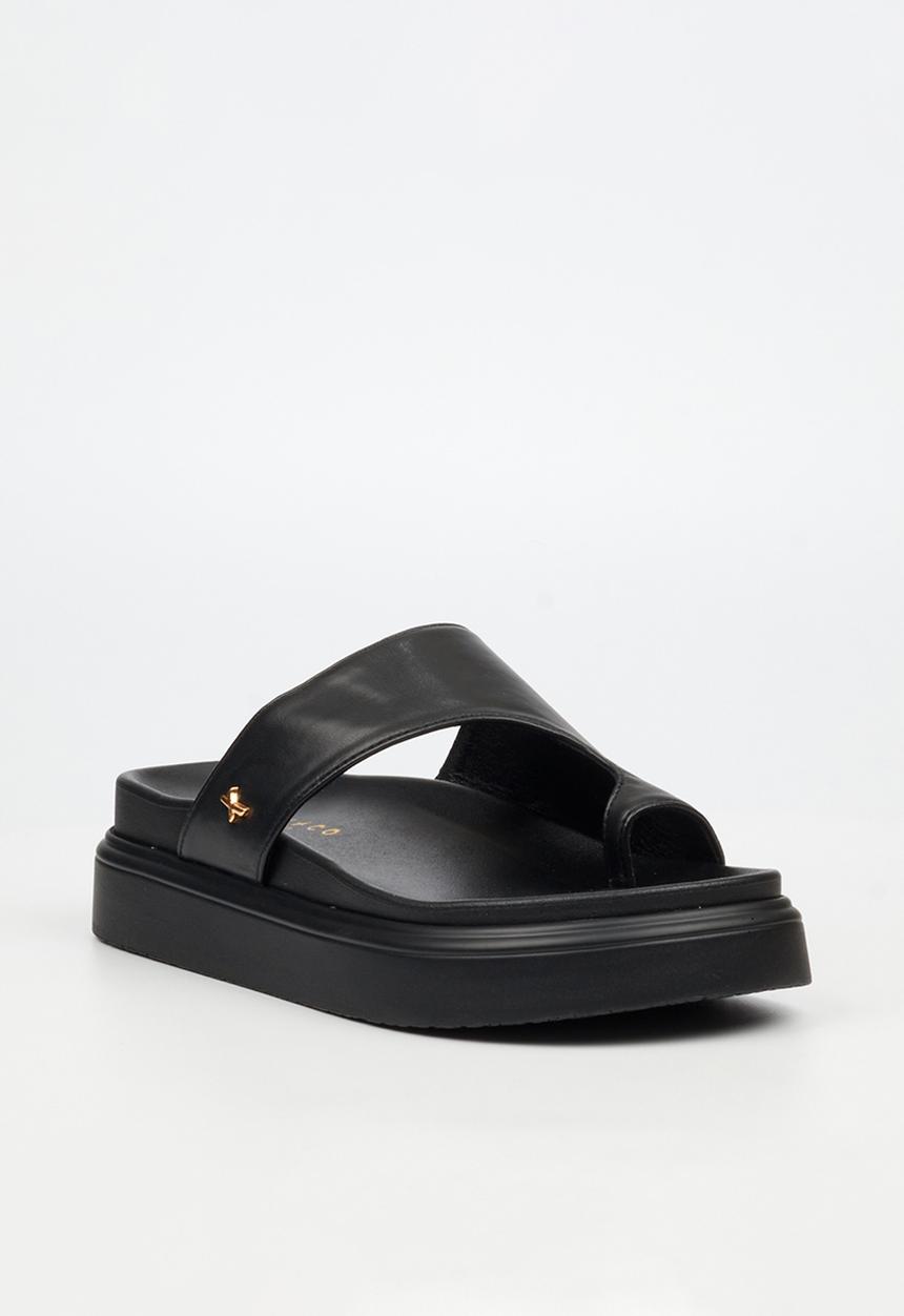 Rock & Co - Absolut 14 toe loop chunky sandal - black