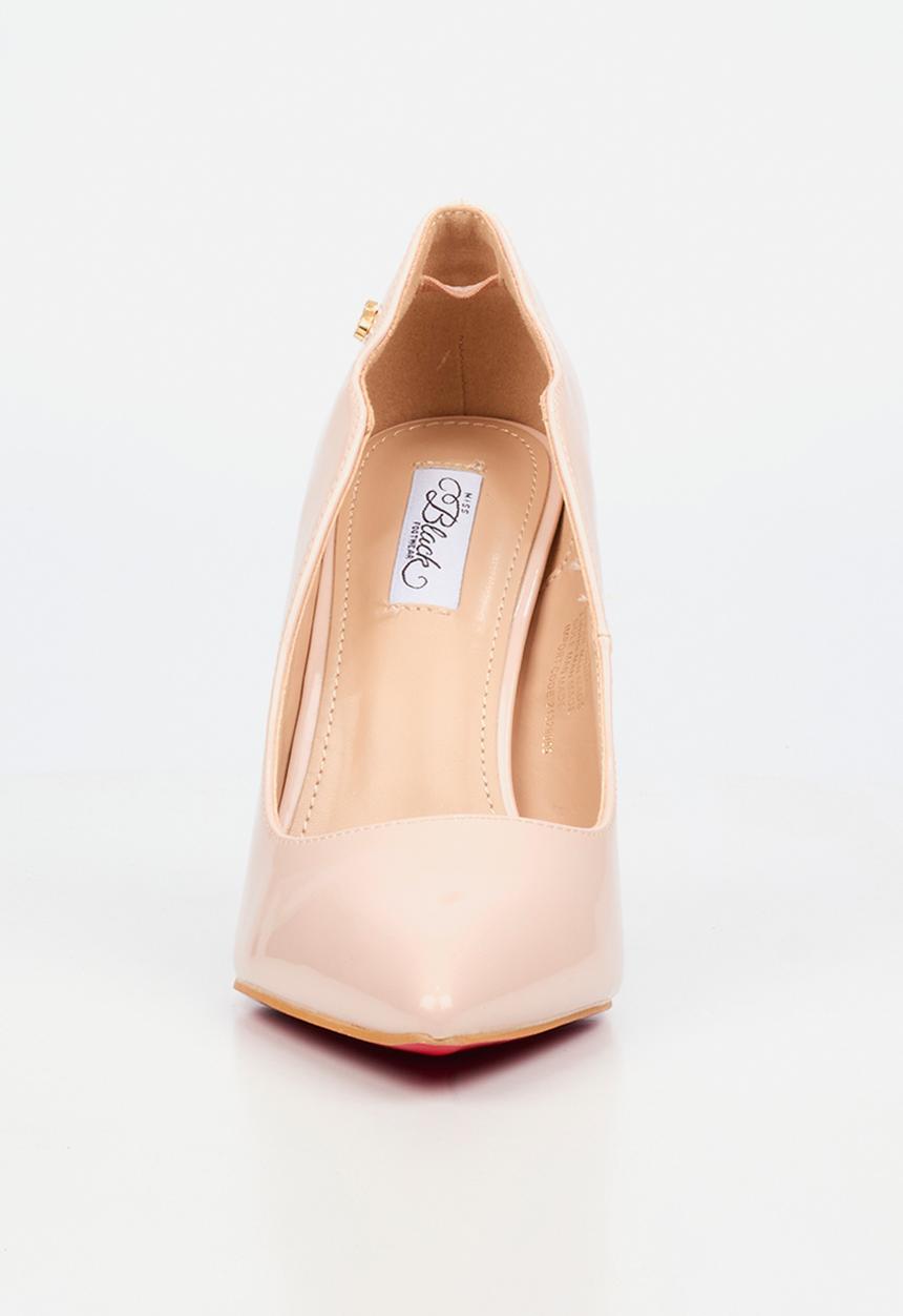 Miss Black - Lola 1 classic scallop heel - pink