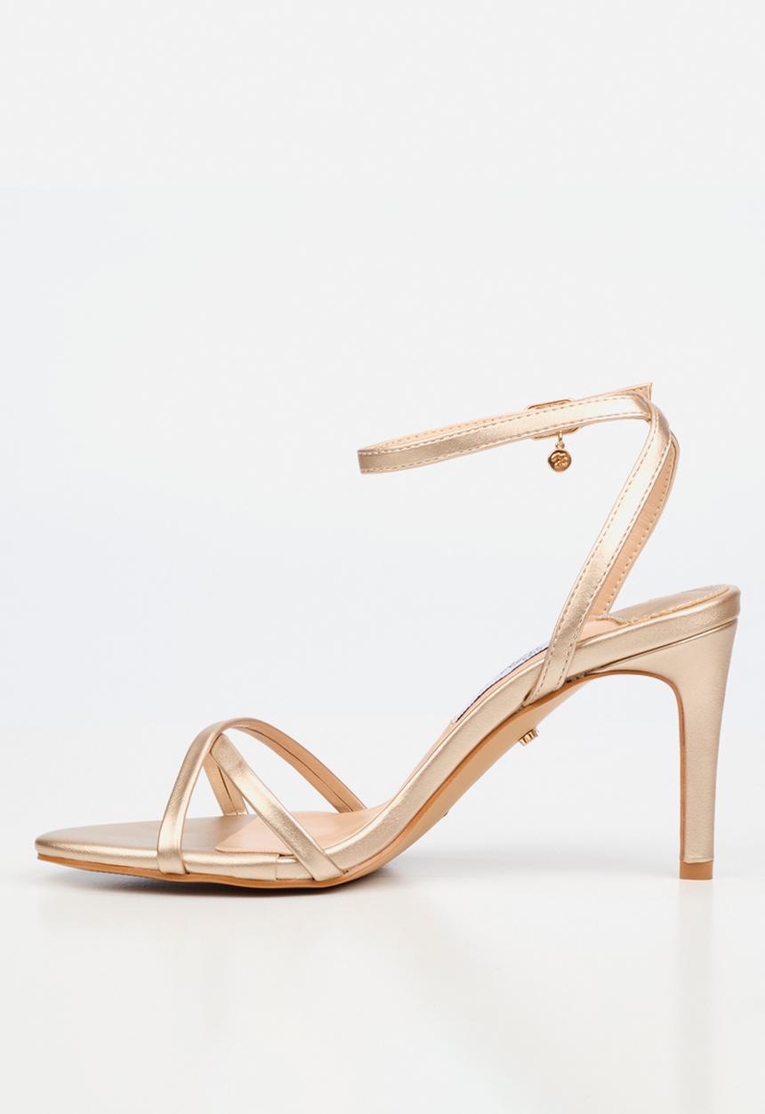 Miss Black - Nelly 1 classic ankle-strap heel - champagne