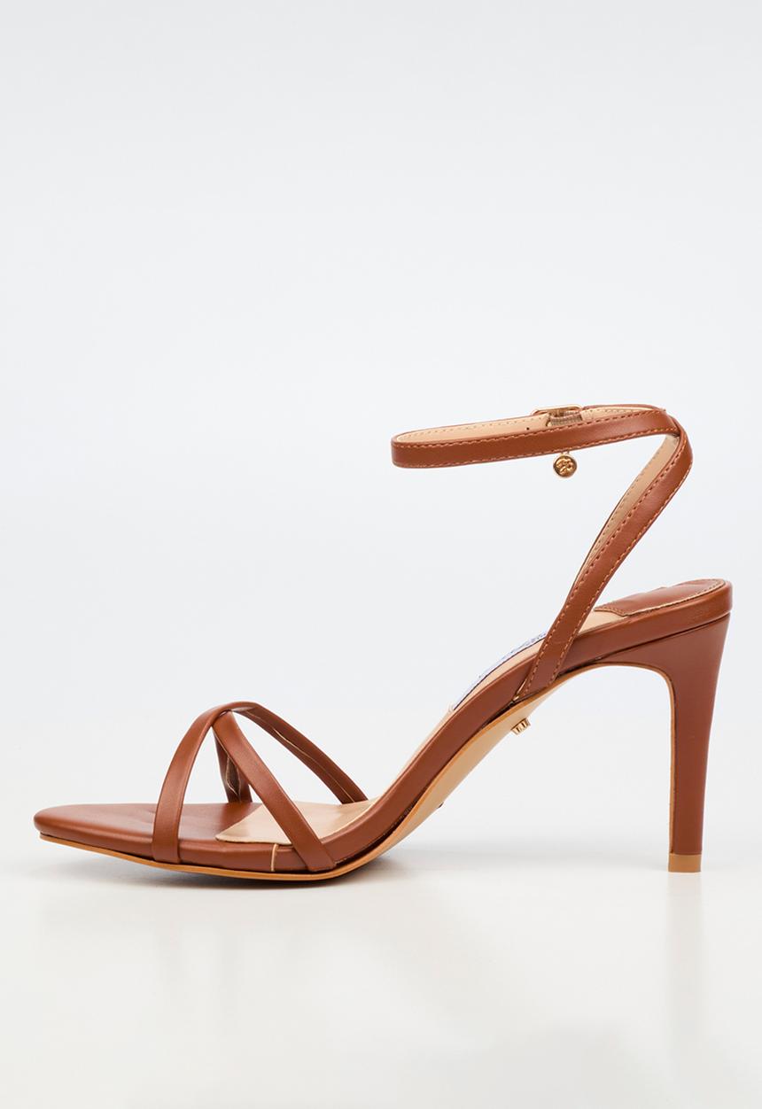 Miss Black - Nelly 1 classic ankle-strap heel - tan